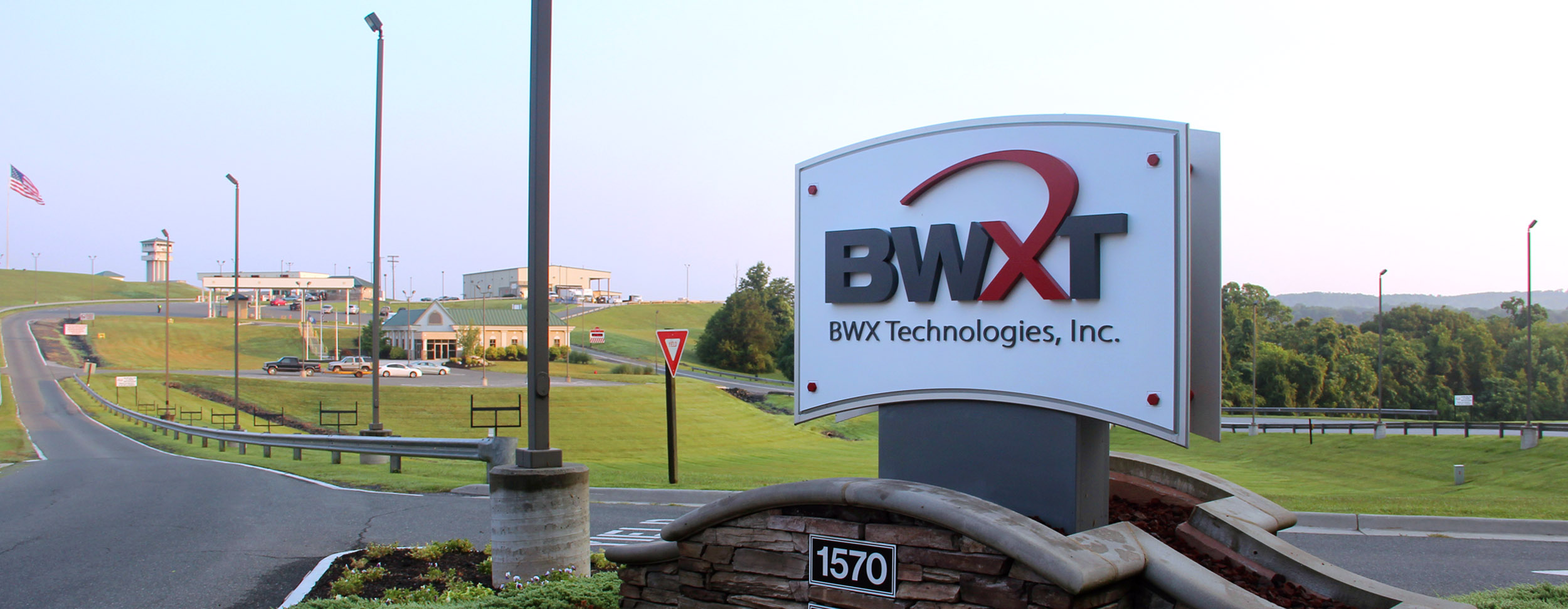 BWXT facility sign