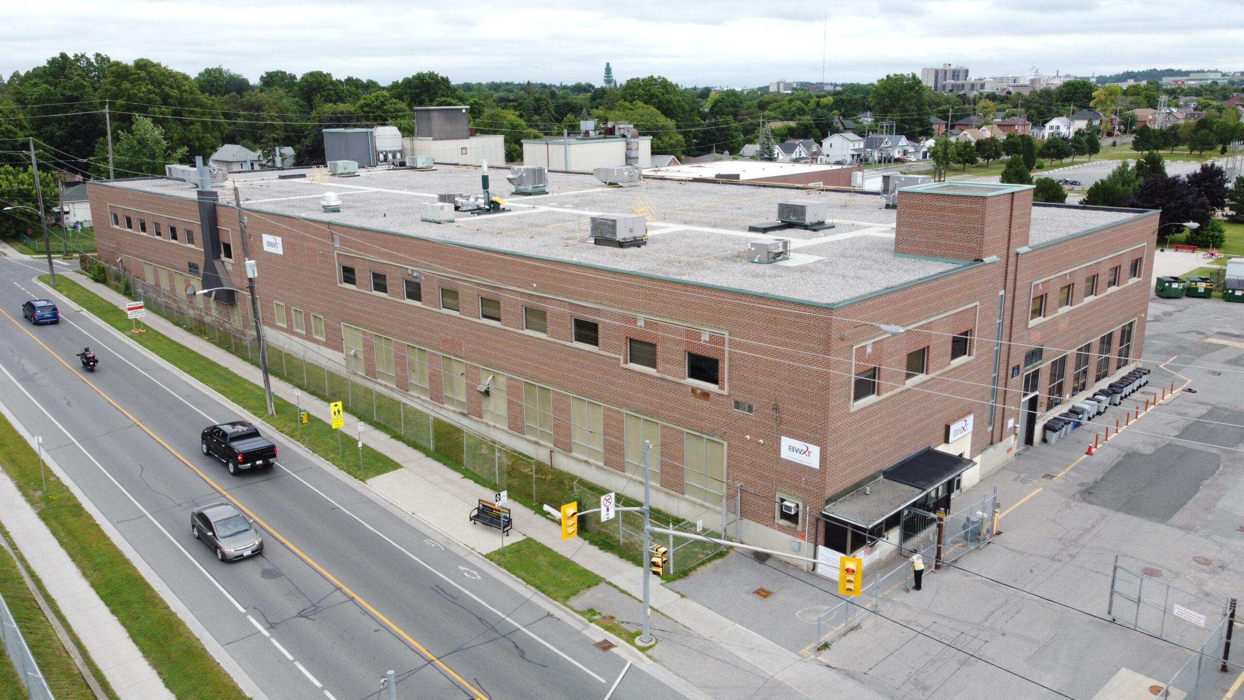 BWXT medical canada facility aerial photo