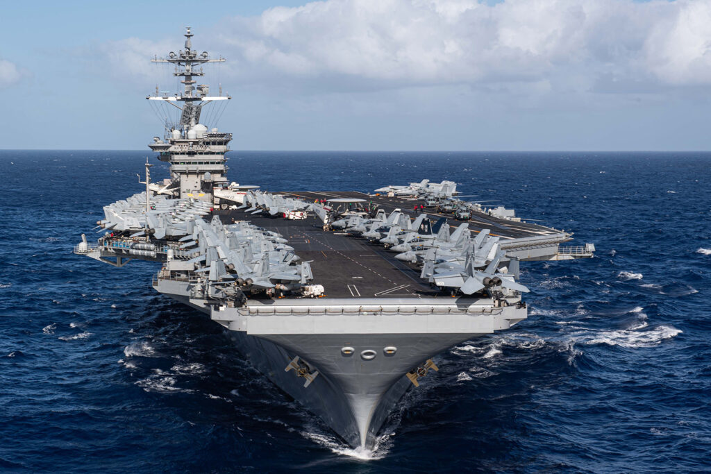 BWXT Nimitz-class aircraft carrier USS Theodore Roosevelt