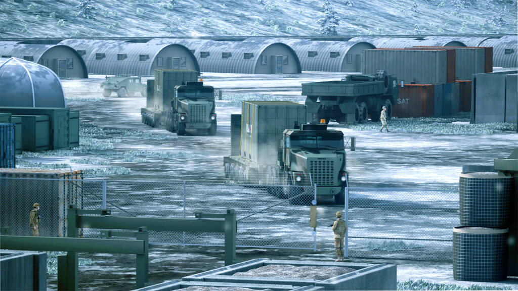 BWXT Project Pele military shipping components
