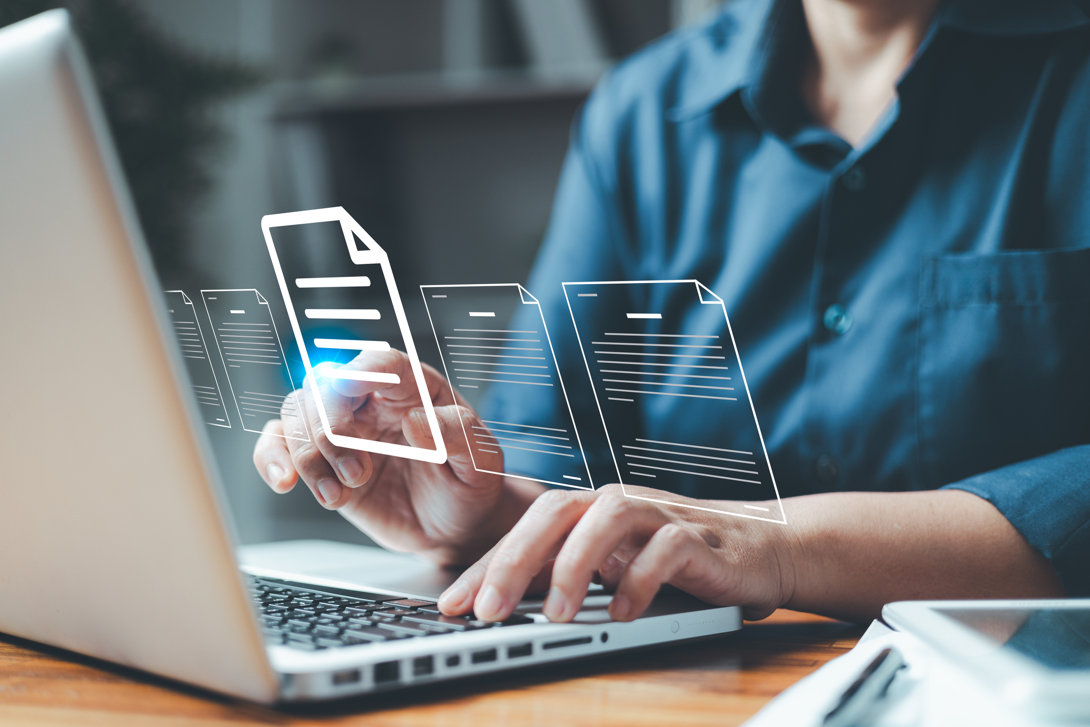 BWXT Terms of use. Electronic document management system concept, searching and business managing files online document database, efficient archiving and company information datum. Technology digital asset management.