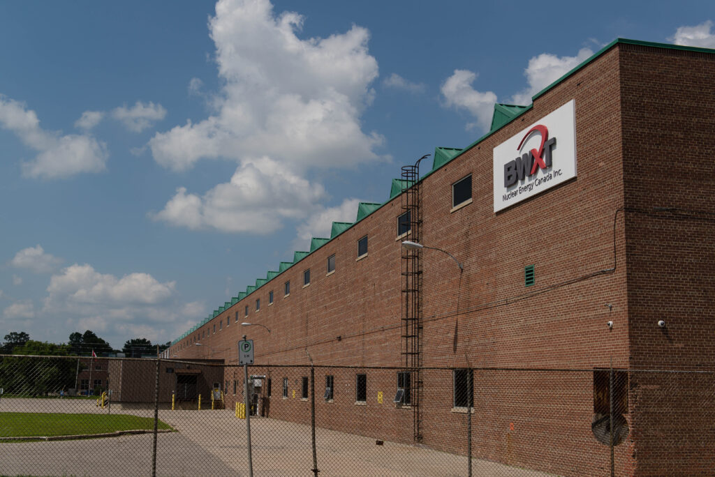 BWXT's Peterborough manufacturing facility.