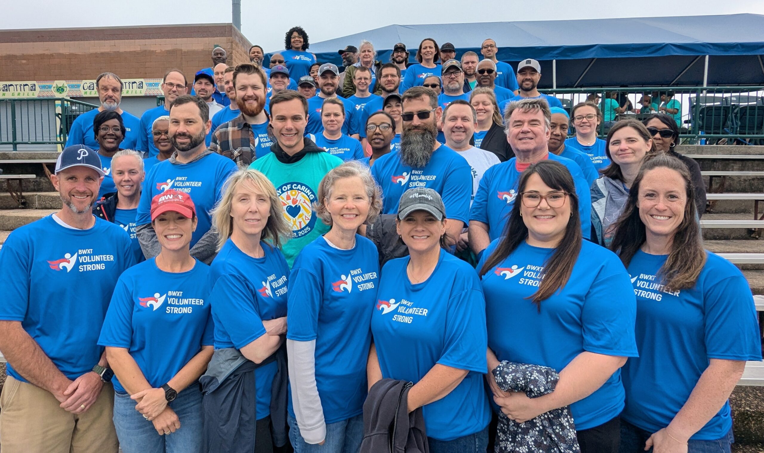 BWXT employees at the 2025 Day of Caring in Lynchburg, Virginia